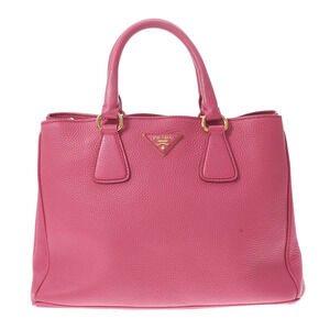 PRADA Pink Handbag Calfskin Bag